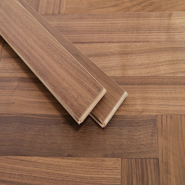 Engineered Herringbone American Walnut
